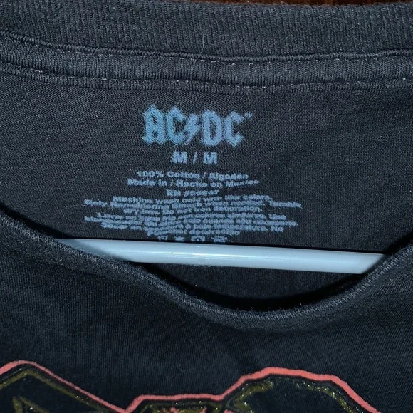 EUC AC/DC black medium tee shirt - Picture 3 of 4